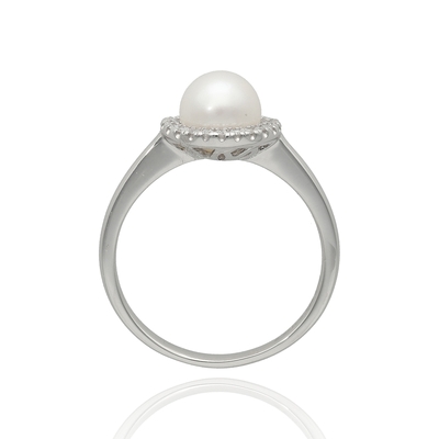 Fehér arany gyűrű 52-es méret (613171GYWG/52)